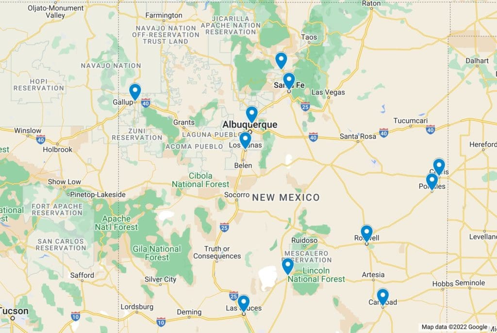 WSI New Mexico and Texas Service Areas | WSI Web Enhancers